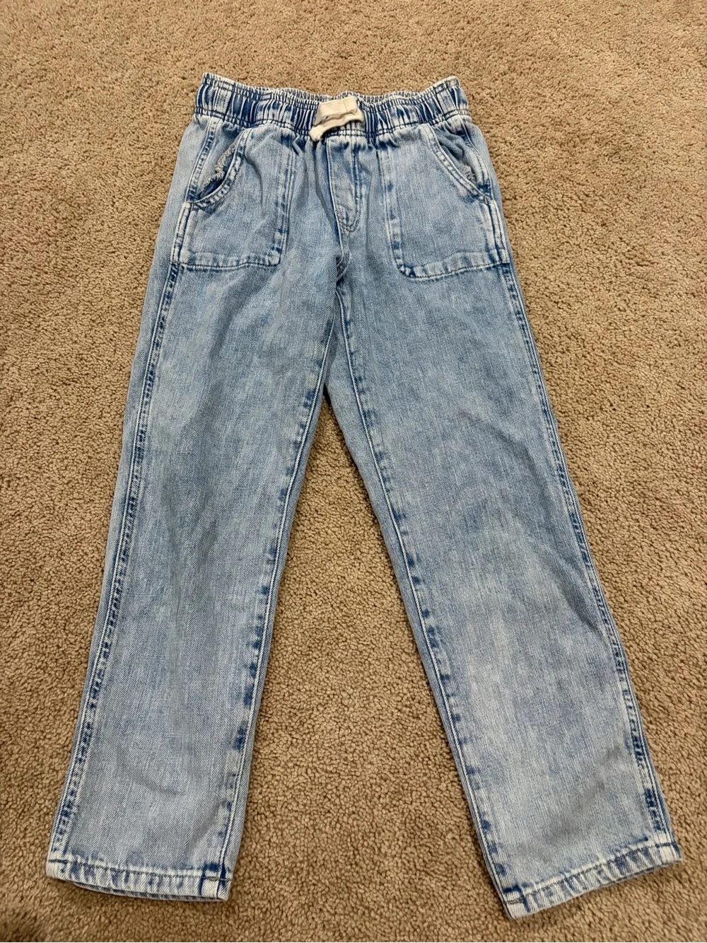 GAP Light Blue Elastic Waist Denim Jeans